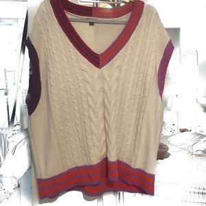 Oversized Sweater Vest